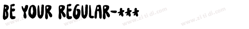 be your regular字体转换